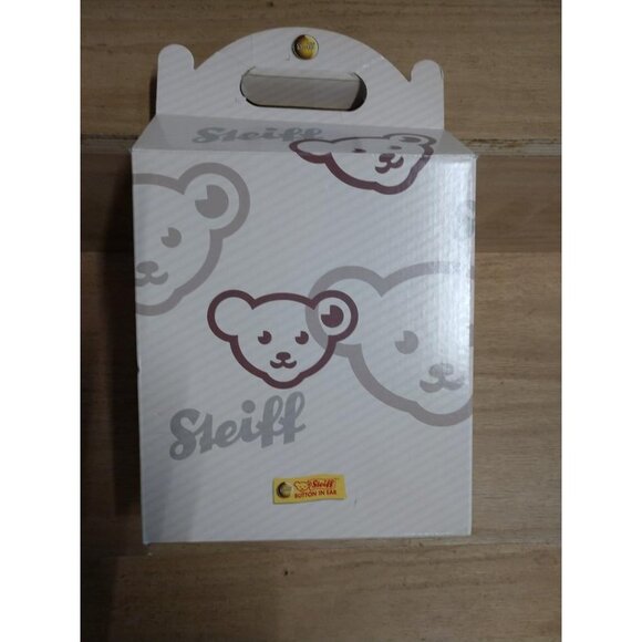 Steiff Limited Edition Teddy Bear 30 Mohair Zimt With Blue Ribbon & 2002 Medalli - Picture 2 of 8